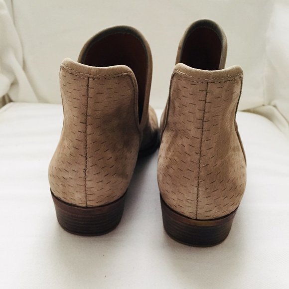 Lucky Brand Tan Boots Booties Size 9 - Picture 4 of 6